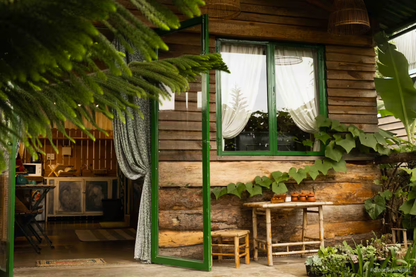 Rustic Hillside Chalet in Da Lat Sunset Views