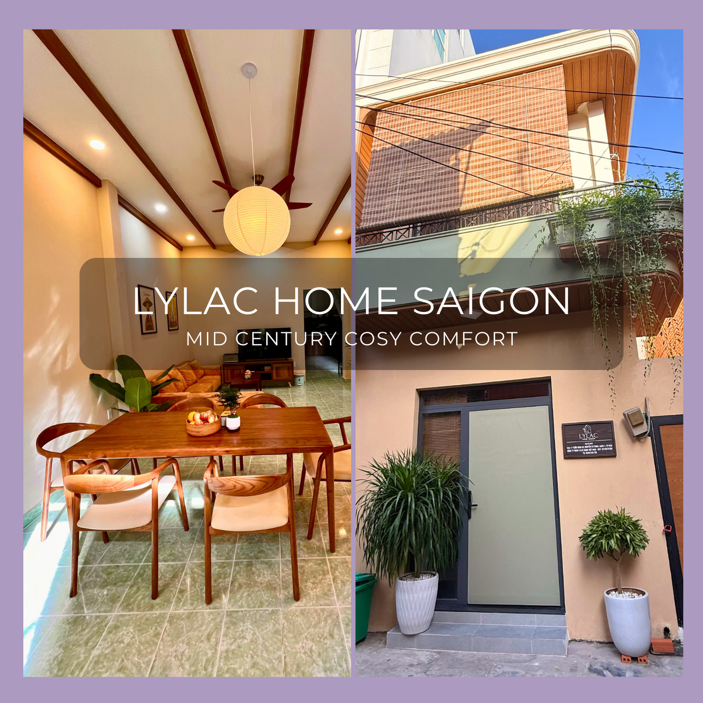 LYLAC Home Saigon TDX - Nhà phố 4 phòng ngủ ấm cúng có sân vườn tại trung tâm thành phố Quận 1.