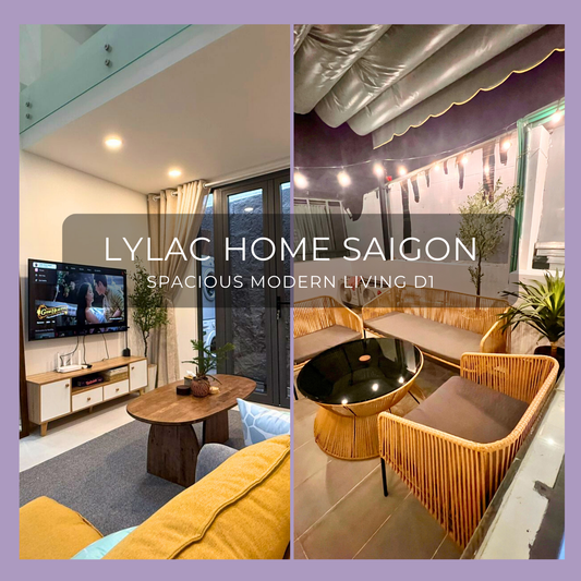 LYLAC Home Saigon NTMK - City Center 2BR Modern Townhouse Roof Terrace