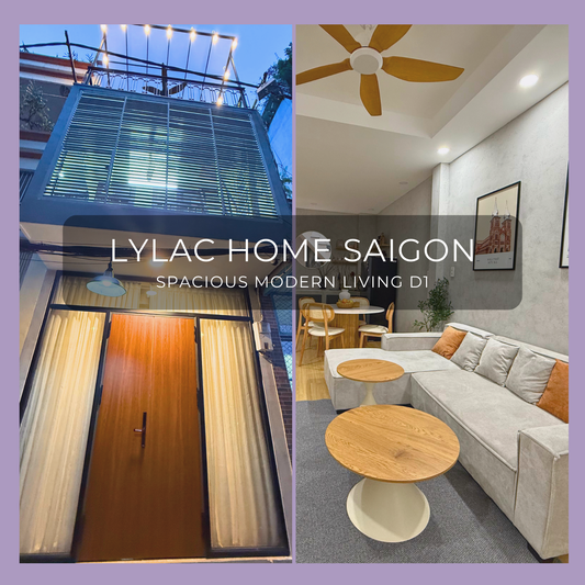 LYLAC Home Saigon COG - Tranquil City Center Wabi Sabi 3BR Townhouse in D1