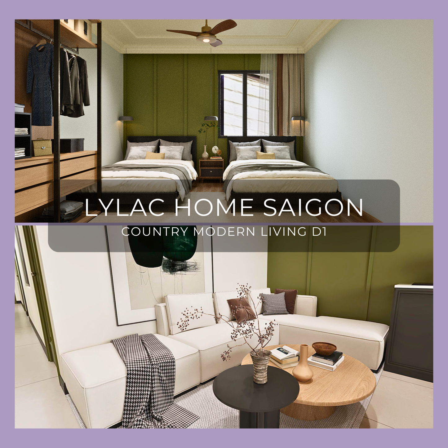 LYLAC Home Saigon COQ - Nhà phố 5 phòng ngủ phong cách đồng quê hiện đại ấm cúng, trung tâm thành phố D1