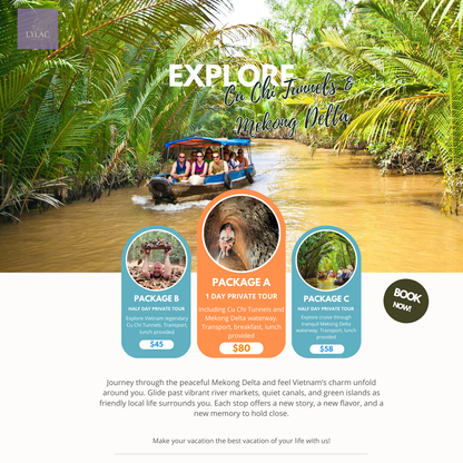 1 Day Mekong Delta Cuchi Tunnel Tour | Vung Tau | Farm Tour