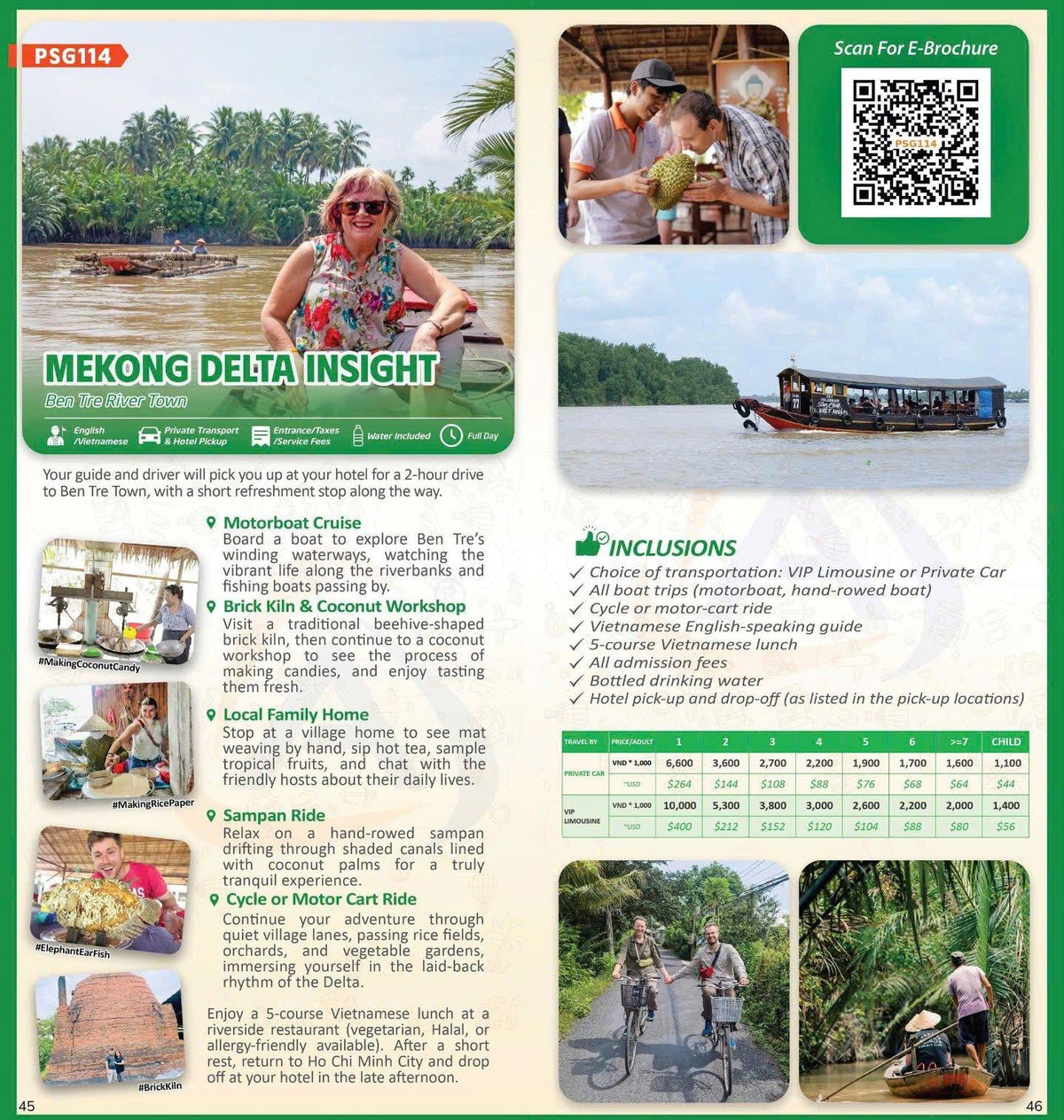 1 Day Mekong Delta Cuchi Tunnel Tour | Vung Tau | Farm Tour