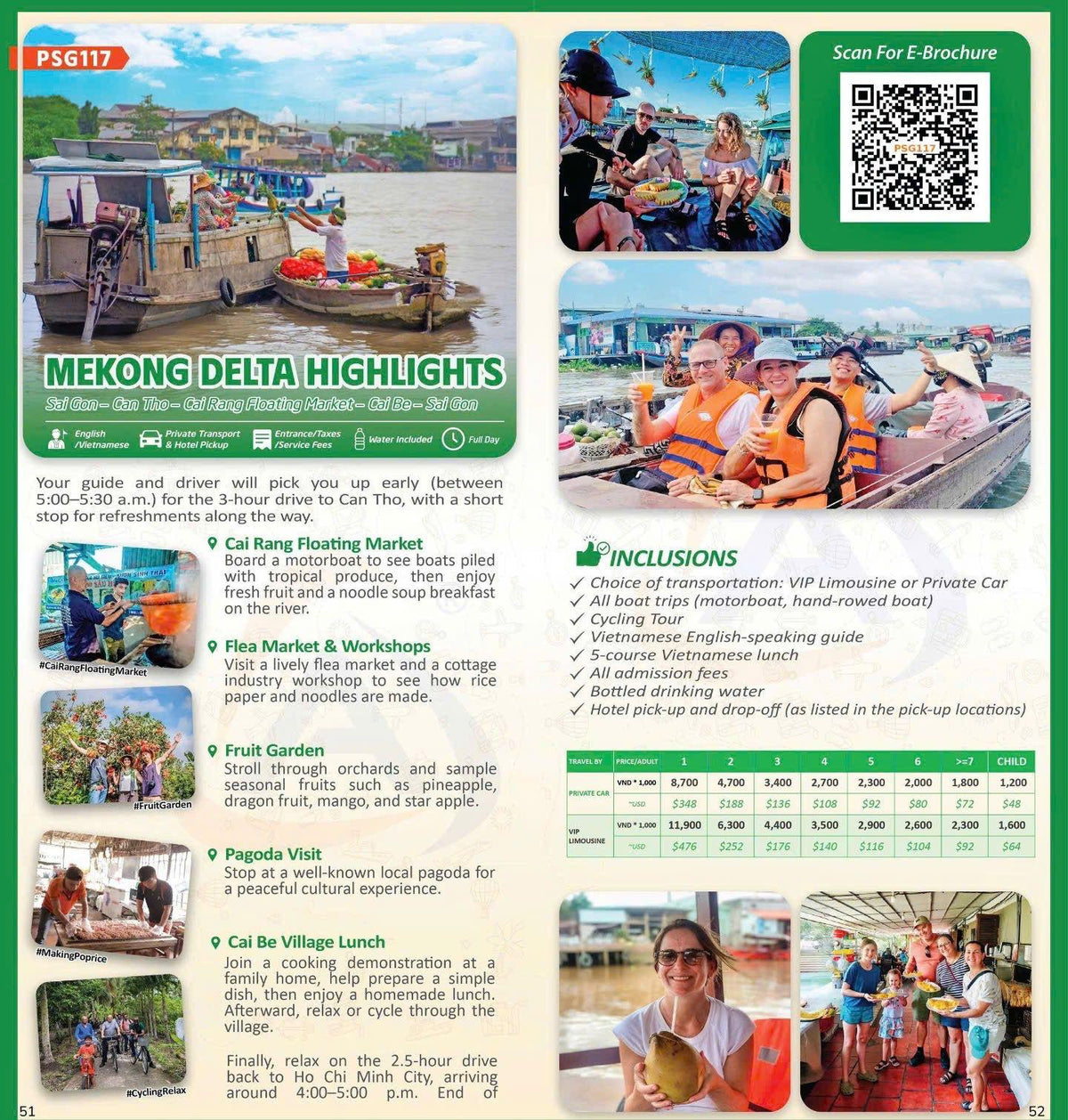 1 Day Mekong Delta Cuchi Tunnel Tour | Vung Tau | Farm Tour