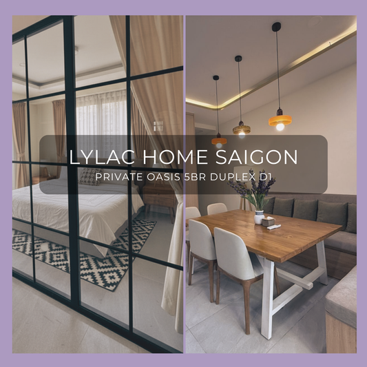 LYLAC Home Saigon NBK - Private Oasis 5BR Duplex in D1 near Japantown